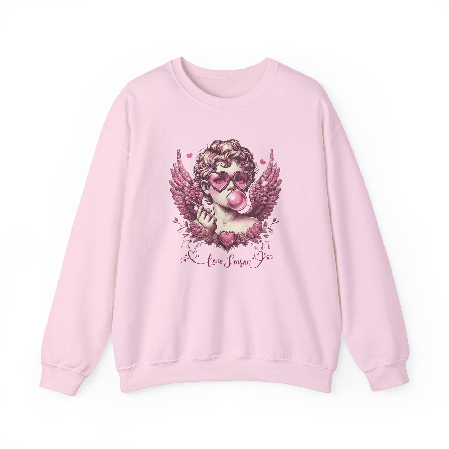 Love Season Vibes - Cozy Crewneck Sweatshirt