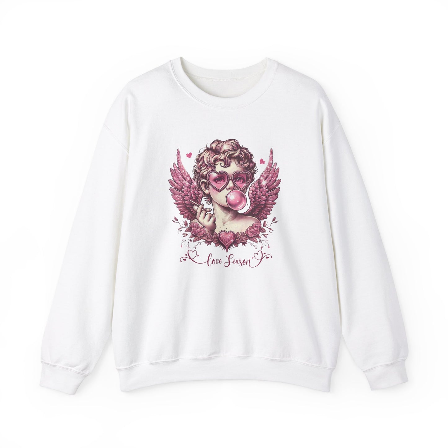 Love Season Vibes - Cozy Crewneck Sweatshirt