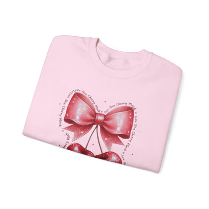 Cherry Love Crewneck: Sweet & Cozy V-Day Must-Have