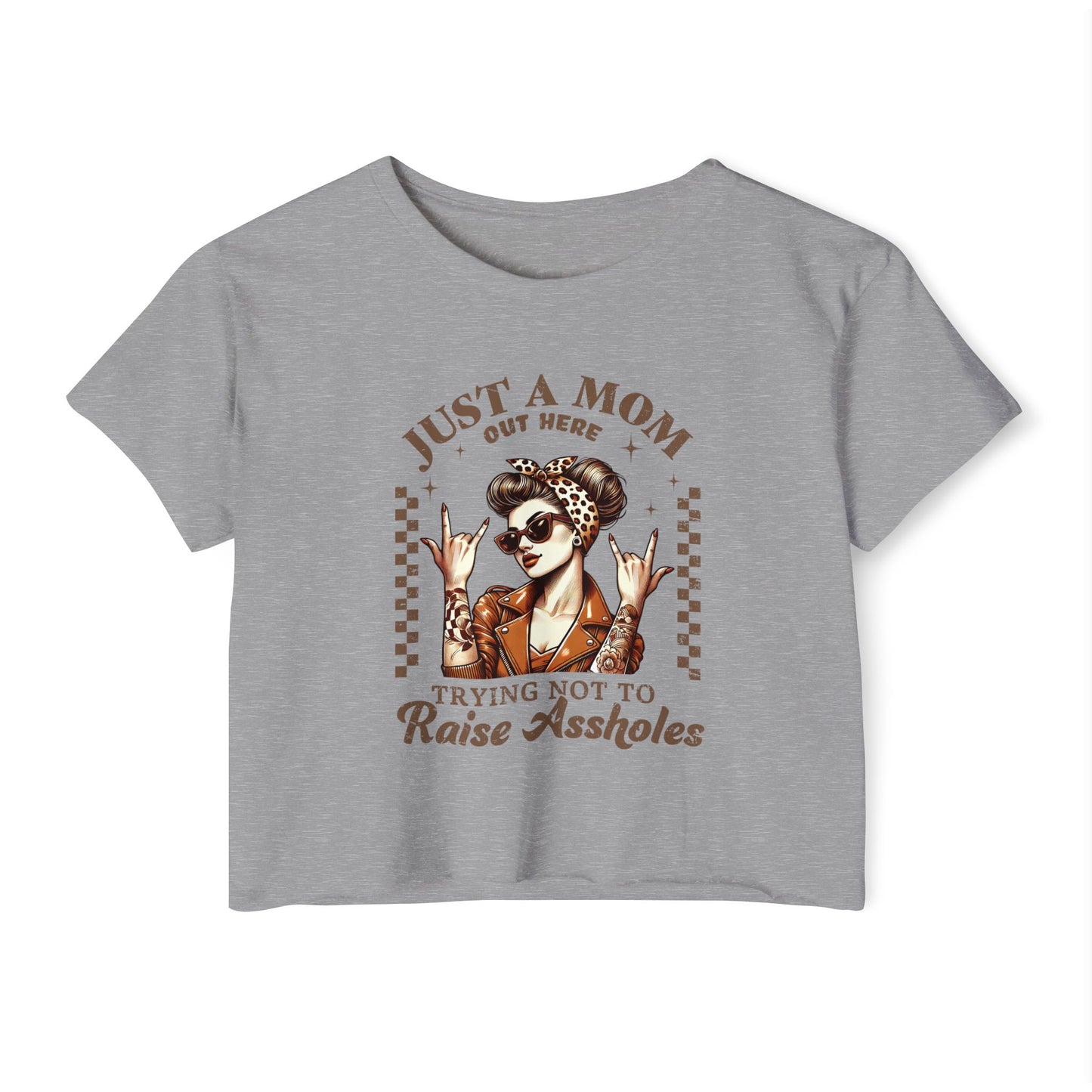 Crop Top Tee for Sassy Moms