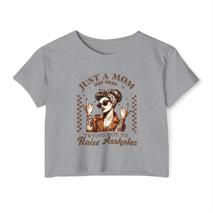 Crop Top Tee for Sassy Moms
