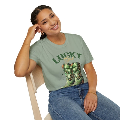 St Patrick's Day T-Shirt - Lucky Girl Country T-Shirt