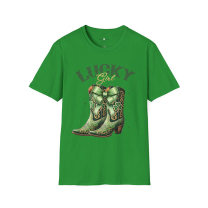 St Patrick's Day T-Shirt - Lucky Girl Country T-Shirt