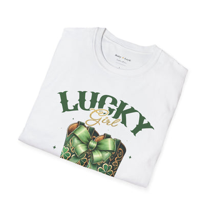 St Patrick's Day T-Shirt - Lucky Girl Country T-Shirt