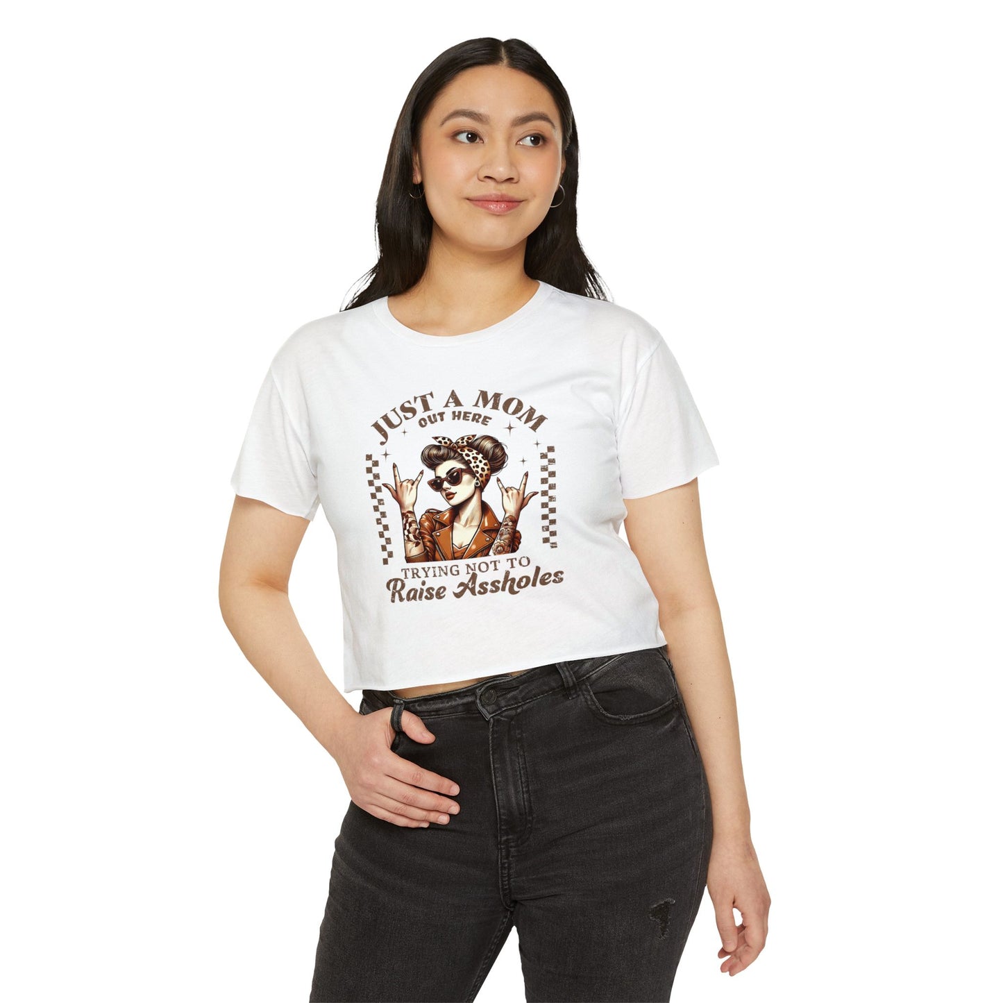 Crop Top Tee for Sassy Moms