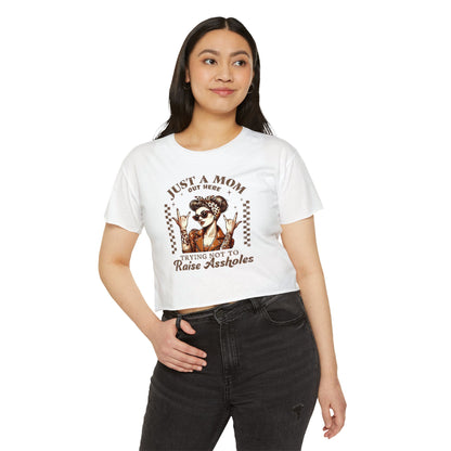 Crop Top Tee for Sassy Moms
