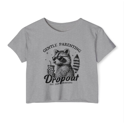 Funny Raccoon Festival Crop Top