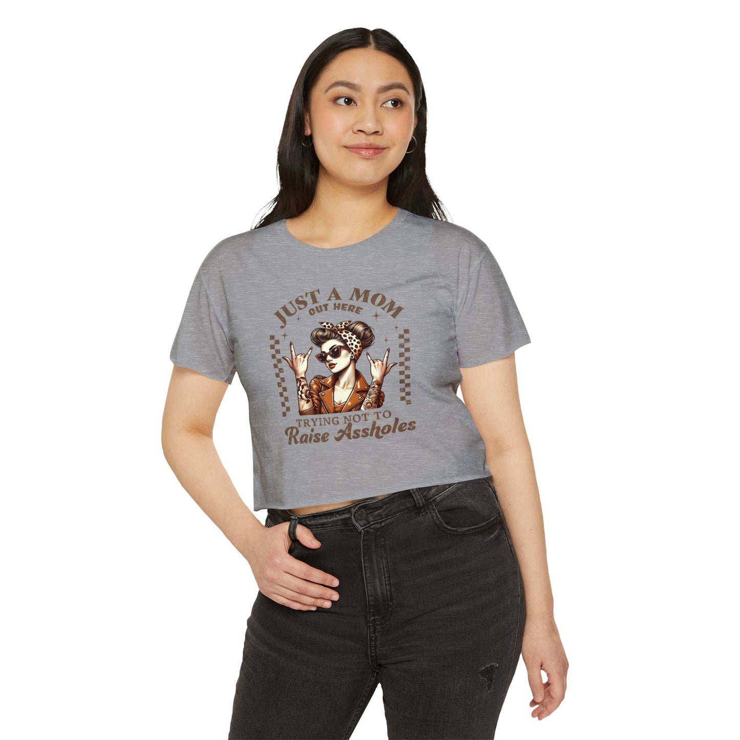 Crop Top Tee for Sassy Moms