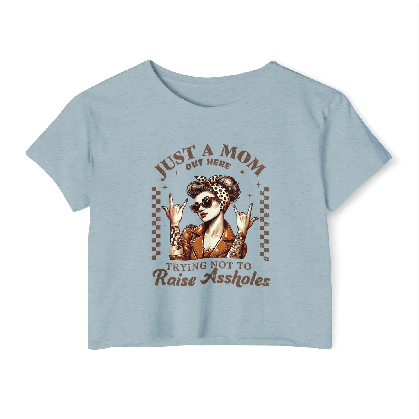 Crop Top Tee for Sassy Moms