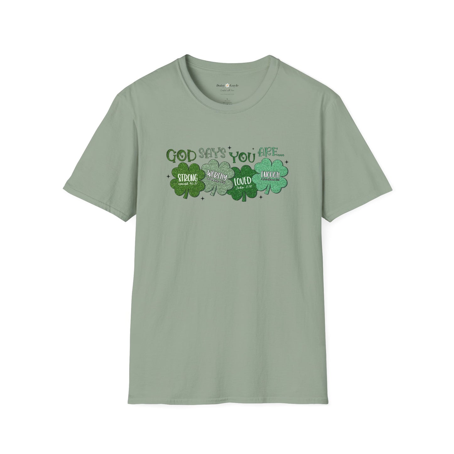 Christian Shamrock Unisex T-Shirt - St Patrick's Day Inspirational Design