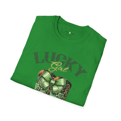 St Patrick's Day T-Shirt - Lucky Girl Country T-Shirt