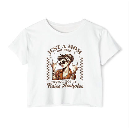 Crop Top Tee for Sassy Moms