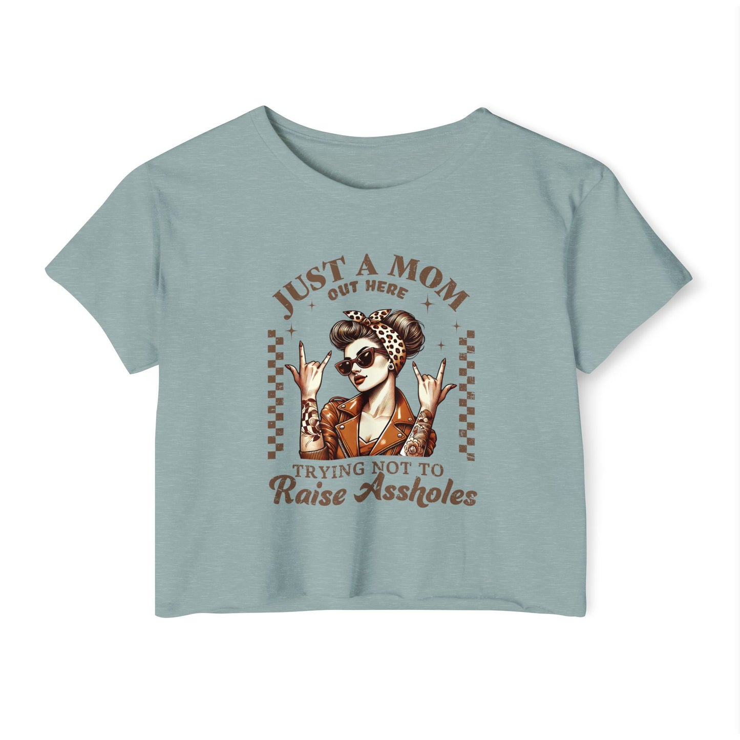 Crop Top Tee for Sassy Moms