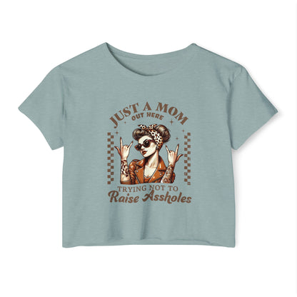 Crop Top Tee for Sassy Moms
