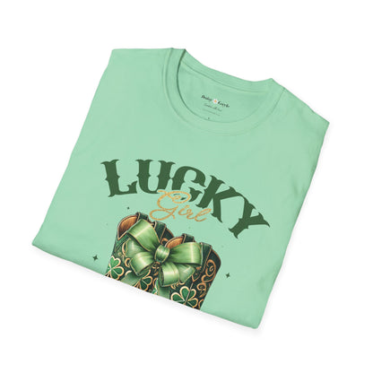 St Patrick's Day T-Shirt - Lucky Girl Country T-Shirt