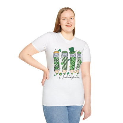 Patrick's Day T-Shirt - Lucky Teacher - T-Shirt